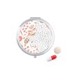 Art Abstract Plants Pattern Pill Case Pocket Medicine Storage Box Container Dispenser view 1
