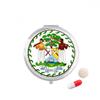 Belize National Emblem Country Pill Case Pocket Medicine Storage Box Container Dispenser view 1