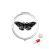 Black Butterfly Kite Pill Case Pocket Medicine Storage Box Container Dispenser view 1
