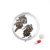 Chinese Ink Style Five Goblins Monster Pill Case Pocket Medicine Storage Box Container Dispenser view 1