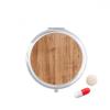 Irregular Annual Rings Small-Grained Pattern Pill Case Pocket Medicine Storage Box Container Dispenser view 1