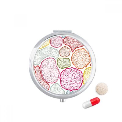 Colorful Microscope Cells Structure Biological Pill Case Pocket Medicine Storage Box Container Dispenser