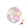Colorful Microscope Cells Structure Biological Pill Case Pocket Medicine Storage Box Container Dispenser view 1