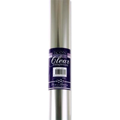 Premier Stationery S7196091 Icon Craft Transparent Cellophane. 20m x 70cm