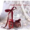 10pcs red Ribbon Wedding Candy Box Premium Sugar Box high-end Creative Wedding Wedding Transparent Gift Box Candy Box,Size 15 * 20 * 7cm view 2