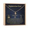 Dear Ava Zodiac Sign Necklace for Women - Modern Jewelry Pendant Love Gifting Idea for Her with Heartfelt Card - 2nd September Virgo Birthday Gift for Loving One view 1