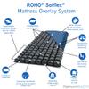 Platinum Health Roho Sofflex Voted #1 Non-Powered Premium Mattress Overlay. Exclusive Dry-Flotation Technology. Exceeds Alternating Pressure Overlay Performance. No Heat and Noise. view 3