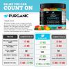 Purganic Gummies for Stress & Relaxation 1M - Delicious Natural Fruit Flavors - Made in USA Relaxing Gummies 100ct view 3