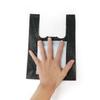 Sanitary Napkin Bags for Women, 200pcs Women Personal Disposal Bags Sanitary Waste Bags with Handles for Sanitary Napkin (Black) view 2