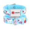 LinnaLove medical alert id epilepsy bracelets Parents gift to Son, daughter, brother, sister-cartoon Rhinoceros view 1