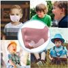 JewelryWe 4PCS Cartoon Youth Masks Adjustable Ear-loop Face Mask Dustproof Mask Cotton Face Cover Washable & Reusable Masks for Boys Girls view 2