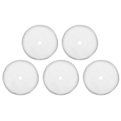 5 Packs 80 French Press Replacement Filter Screen, Stainless Steel Filter Mesh Screen Replacement Coffee Mesh Filter for 350ml French Press Coffee Maker