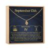 Dear Ava Zodiac Sign Necklace for Women - Modern Jewelry Pendant Love Gifting Idea for Her with Heartfelt Card - 13th September Virgo Birthday Gift for Loving One view 1