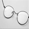 5 pairs Two Layers Screw-on Anti-slip Nose Pads,Symmetrical Nosepad Cushion + Glasses Nose Pads for Eyeglasses Sunglasses,14mm*8mm/0.53inch*0.28inch,Covered with Soft Silicon (Silver) view 1