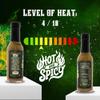 Hellfire Hot Sauce Devils Blend - Fire-Roasted Carolina Reaper Salsa Verde Gourmet Hot Sauce, Featured on Hot Ones TV Show, 5 oz. Multi Award Winning, Small Batch, Gourmet! view 3