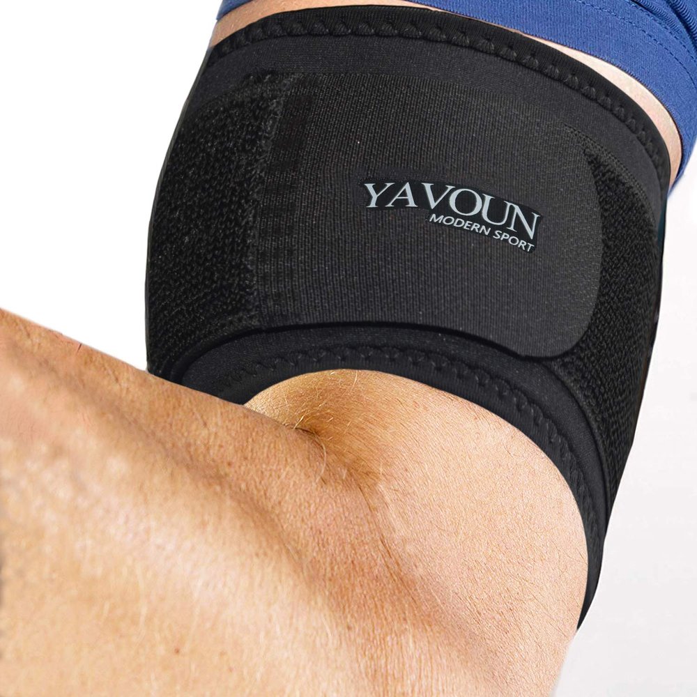 YAVOUN Bicep  Tricep Compression Sleeve/Wrap - Tricep Tendonitis, Bicep Tendonitis - Pain Relief for Bicep and Triceps Muscle Strains, Fit Arm Support Circumference 14.3-18.3inch