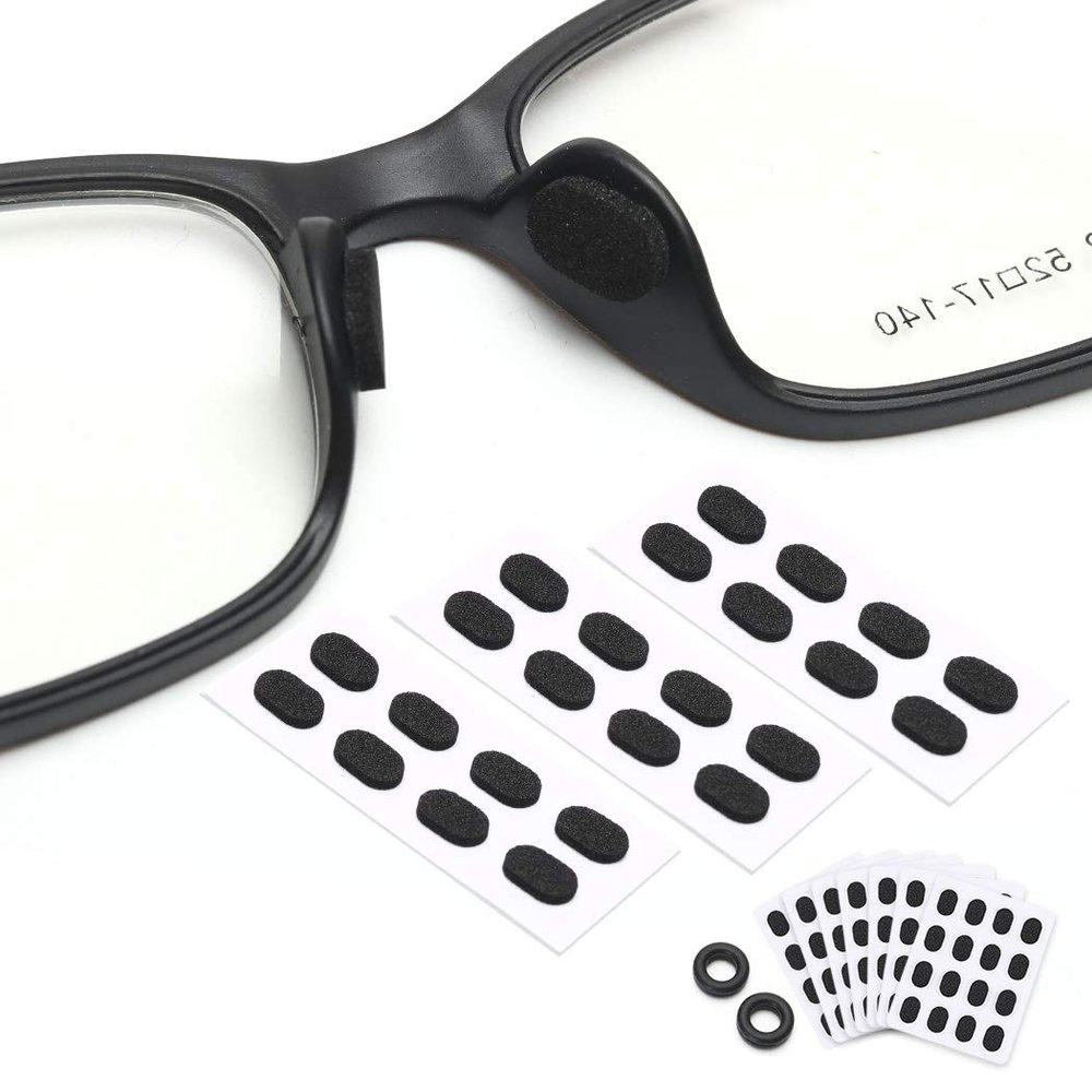 60 Pairs Soft Foam Nose Pads, Self Adhesive Nose Pads Anti-Slip Nosepads for Eyeglasses Sunglasses Reading Glasses, Comfortable and Protect The Makeup