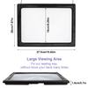 3X Hands-Free A4 Full Page Magnifiers Large LED Magnifying Glass with Stand Ideal for Reading Small Prints Crafting Low Vision & Seniors view 2