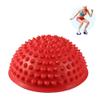 5 Colors Half Round PVC Massage Ball Body Rolling Pods Spiky Balance & Dome Yoga Balls Fitness Exercise Gym Massager(red) view 3
