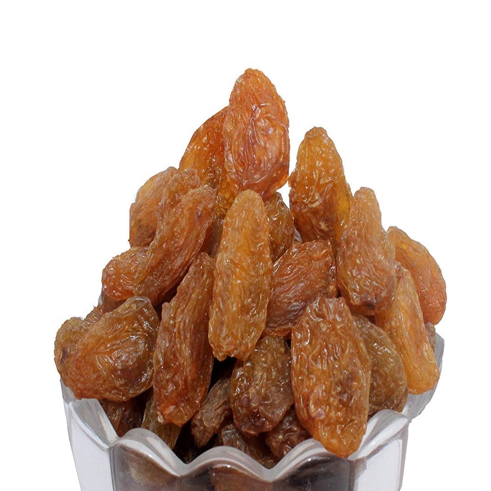 Satisfactory Nation Organic Dried Raisins Munakka/munnakka Long Size and Sweet, Brown - 250 gm