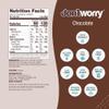 Don't Worry Chocolate Quinoa Bites - Low Calorie Snacks, Only 4 Calories per Piece!, Healthy Chocolate Granola Bars, Low Carb Quinoa Snacks, Gluten Free Protein Cookies - (Almond Pecan, 6 Pack) view 2
