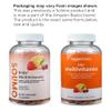 Amazon Basics Kids' Multivitamin Gummies, Cherry, Strawberry & Orange Flavors, 190 Count (Previously Solimo) view 4