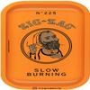 ZIG-ZAG Metal Rolling Tray with Elegant Design - Small (10.75" x 6.5") - Orange view 1