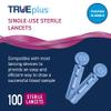 TRUE METRIX Self Monitoring Blood Glucose Test Strips and TRUEplus 30g Lancets Bundle, TRUE METRIX Family of Self Monitoring Blood Glucose Meters, 100 Count Strips, 100 Count Lancets view 3