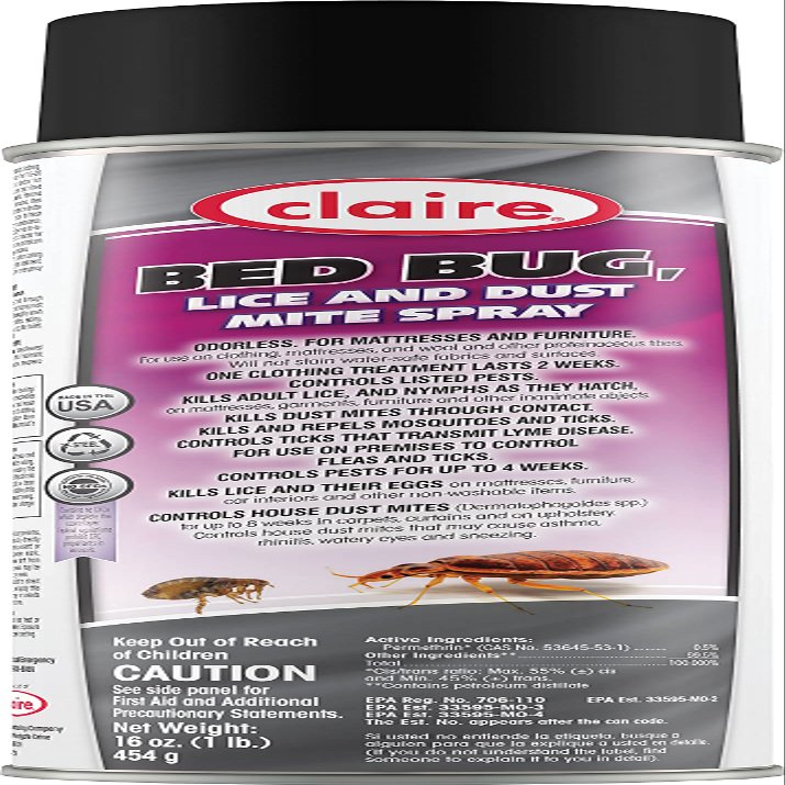 Claire CL006-12pk Bed Bug Killer; 16 Oz. Net Wt.,12 Count