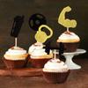 30PCS Gym Theme Cupcake Toppers Weight Lifting Cupcake Toppers Fitness Themed Birthday Decorations Party Supplies view 4