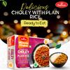 Haldiram's Choley with Plain Rice 375g x 3 | Minute Khana Choley with Plain Rice | Quick Meals | Delicious Instant Food | Slow Cooked Heat | Easy-to-Prepare Meals & Microwaveable | Ready to Cook Food view 4