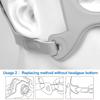 2PCS Fabric Frame Compatible with WP Frame, Fabric Frame Compatible with WP Headgear, Universal Size view 2
