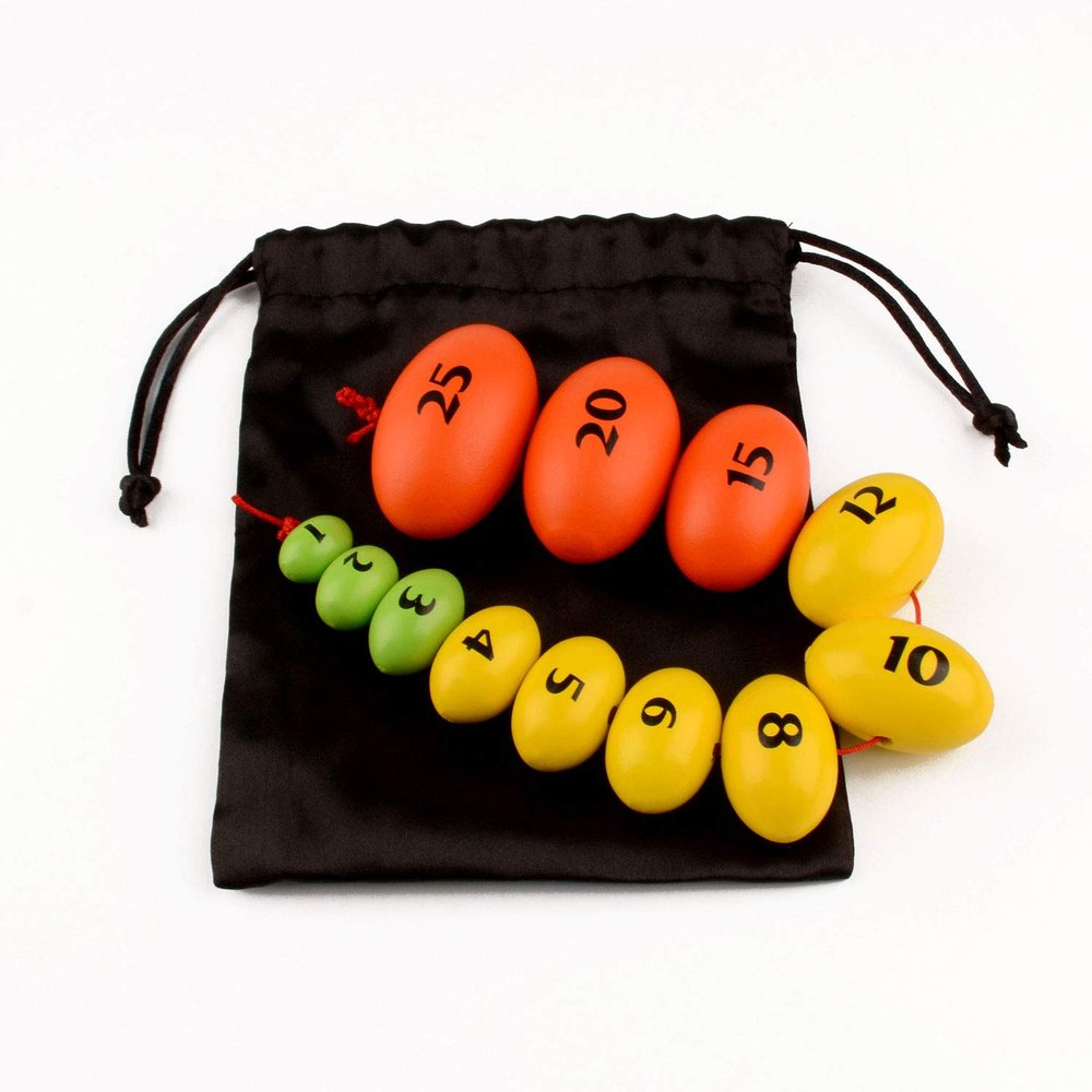 Medarchitect Wooden Prader Orchidometer, Prader Balls, Endocrine Rosary for Measuring Testis Scale in Clinic/Hospital for Endocrinologist and Pediatrician