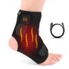 LAVEN Heating Ankle Brace, Heat Foot Drop Orthotic Brace with Adjustable 3 Level Controller for Injury Joint Recovery, Ankle Sprain Swelling, Arthritis, Strain, Fit view 1