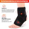 LAVEN Heating Ankle Brace, Heat Foot Drop Orthotic Brace with Adjustable 3 Level Controller for Injury Joint Recovery, Ankle Sprain Swelling, Arthritis, Strain, Fit view 4