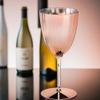 Fun Express Rose Gold Metallic Plastic Wine Glasses - Party Supplies - 12 Pieces view 2