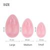 Natural Jade Stone Egg Yoni Eggs 3 Pcs Drilled Jade Eggs + 1 Pcs Massage Stick for Kegel Exercise Massage Stones for Women to Train Pelvic Muscles Kegel Exercise view 3