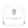 2 Pairs LifeArt Blue Light Blocking Glasses with Spring Hinge, Anti Eyestrain, Computer Reading Glasses, Gaming Glasses, TV Glasses for Women Men, Anti UV, Anti Glare (Clear&Pink, +3.25 Magnification) view 4