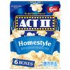 Act II Homestyle Microwave Popcorn, 2.75 oz., 6-Count Bags (Pack of 6) view 1