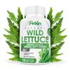 Parker Naturals Wild Lettuce Extract  Herbal Sleep Supplement 1200mg, 4:1 Concentrated, Vegan Capsules, Soothes Discomfort, 60 Servings, 120 Count view 1