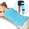 Relief Expert XXL Full Back Ice Pack Wrap, (13x21) - Reusable Ice Wrap for Back Discomfort and Musclar Fatigue- Cold Compress Therapy Gel Cold Pack for Full Body, Hip Leg - Blue view 1