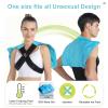 Relief Expert XXL Full Back Ice Pack Wrap, (13x21) - Reusable Ice Wrap for Back Discomfort and Musclar Fatigue- Cold Compress Therapy Gel Cold Pack for Full Body, Hip Leg - Blue view 4