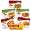 KJ Poultry Kosher Ready Meals - (5 Pack Variety - Beef & Chicken) Prepared Entree Fully Cooked, Shelf Stable Microwave Dinner Travel Military Camping Emergency Survival Protein Food view 1