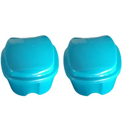 EXCEART 2pcs Portable Case Strainer Hinge Storage Box for Safe and Storage Lightweight and Convenient for Daily Use Settings Color