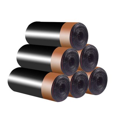 WFF trash bags Garbage Bags, Household Thickened Portable Drawstring Kitchen Black Closed Trash Can Lining Bag Affordable Size Large 3 Rolls 5 Rolls (Color : Black, Size : 5 rolls)