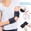 Elbow Brace Support Splint for Cubital Tunnel Syndrome and Arthritis Pain Relief , Adjustable Angle Stabilizer Brace ,Prevent Excessive Bending at night,Fits left and right Arms for Woman and Man- M view 2