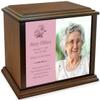 Personalized Custom Photo Eternal Reflections Wood Cremation Urn for Ashes - Customizable Urn - Medium Size Urn - for a Person up to 100 Pounds view 1