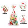 CCINEE Christmas Cellophane Bags,Xmas Assorted Treat Bags with Twist Ties Candy Cookie Bags for Party Supplies,144PCS view 3
