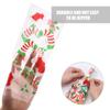 CCINEE Christmas Cellophane Bags,Xmas Assorted Treat Bags with Twist Ties Candy Cookie Bags for Party Supplies,144PCS view 4
