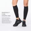 2XU Unisex X Compression Calf Guards - for Lower Leg Support & Recovery - Titanium/Black X-Small view 2